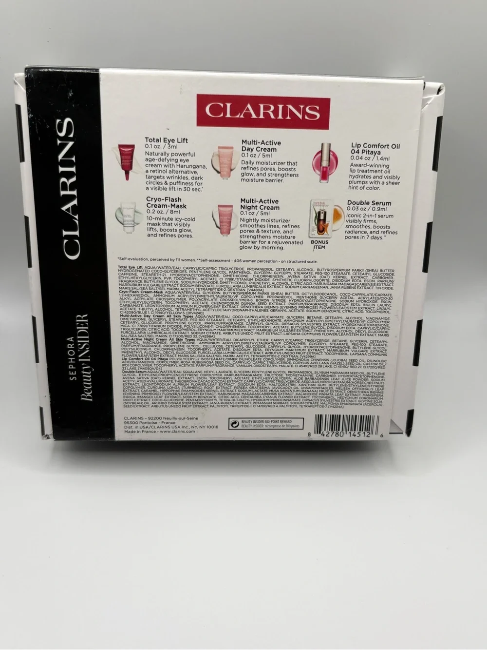 Clarins Lift & Glow Set Sephora Beauty Insider Brand New in Box!!